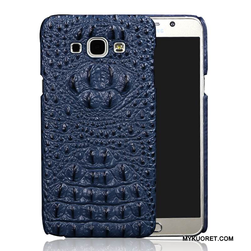 Kuori Samsung Galaxy A8 Nahka Takakansi Puhelimen Kuoret, Kotelo Samsung Galaxy A8 Suojaus Vaalean Musta