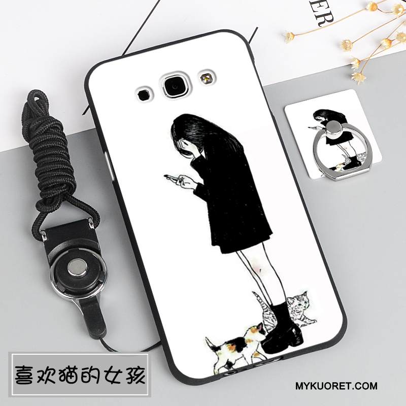 Kuori Samsung Galaxy A8 Pehmeä Neste Murtumaton Puhelimen Kuoret, Kotelo Samsung Galaxy A8 Suojaus Trendi