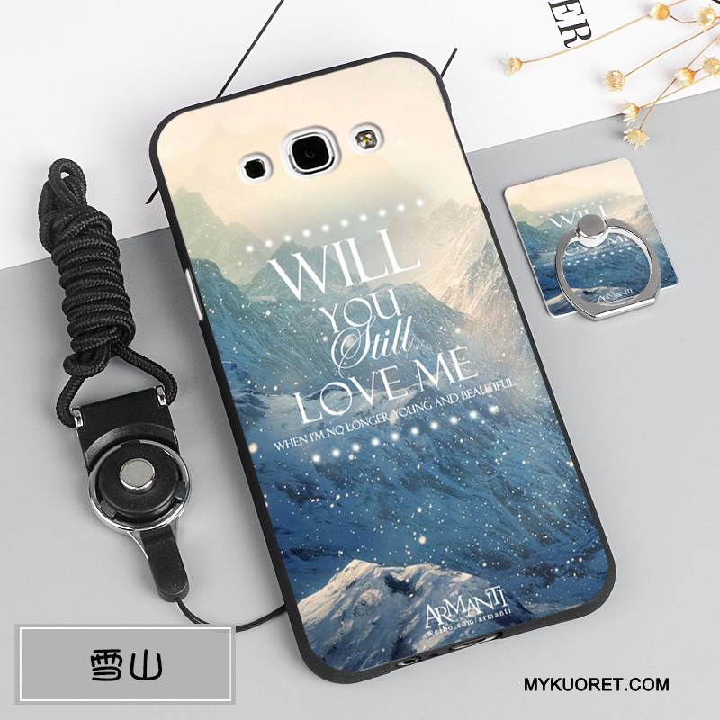 Kuori Samsung Galaxy A8 Pehmeä Neste Murtumaton Puhelimen Kuoret, Kotelo Samsung Galaxy A8 Suojaus Trendi