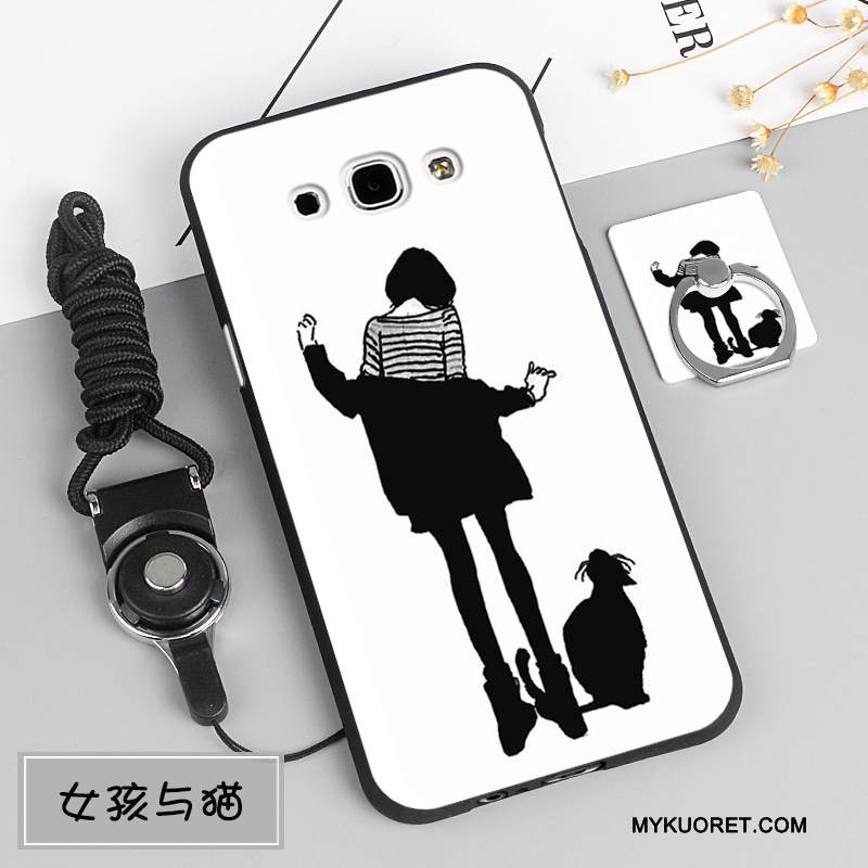 Kuori Samsung Galaxy A8 Pehmeä Neste Murtumaton Puhelimen Kuoret, Kotelo Samsung Galaxy A8 Suojaus Trendi