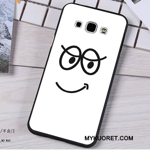 Kuori Samsung Galaxy A8 Pehmeä Neste Pesty Suede Puhelimen Kuoret, Kotelo Samsung Galaxy A8 Maalaus Vihreä Murtumaton