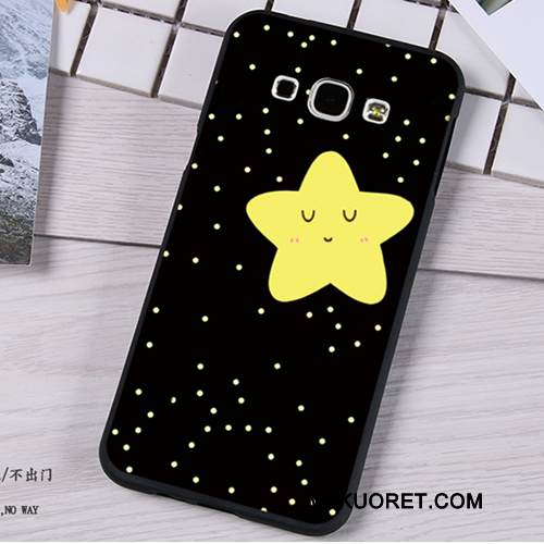 Kuori Samsung Galaxy A8 Pehmeä Neste Pesty Suede Puhelimen Kuoret, Kotelo Samsung Galaxy A8 Maalaus Vihreä Murtumaton