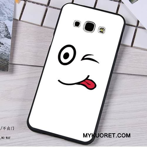 Kuori Samsung Galaxy A8 Pehmeä Neste Pesty Suede Puhelimen Kuoret, Kotelo Samsung Galaxy A8 Maalaus Vihreä Murtumaton