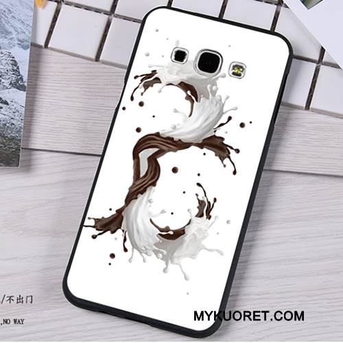 Kuori Samsung Galaxy A8 Pehmeä Neste Pesty Suede Puhelimen Kuoret, Kotelo Samsung Galaxy A8 Maalaus Vihreä Murtumaton