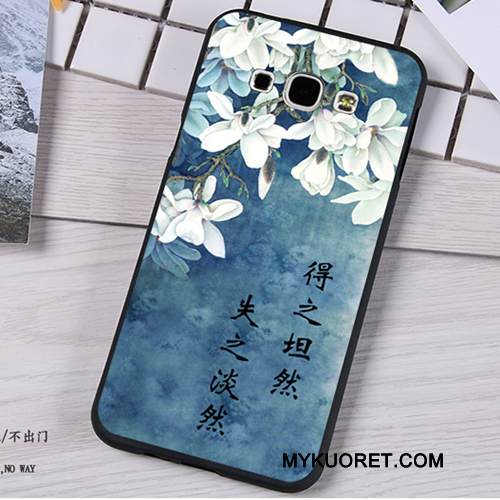 Kuori Samsung Galaxy A8 Pehmeä Neste Pesty Suede Puhelimen Kuoret, Kotelo Samsung Galaxy A8 Maalaus Vihreä Murtumaton