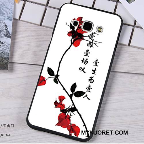 Kuori Samsung Galaxy A8 Pehmeä Neste Trendi Puhelimen Kuoret, Kotelo Samsung Galaxy A8 Silikoni Violetti Murtumaton