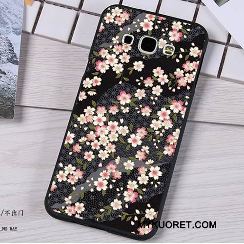 Kuori Samsung Galaxy A8 Pehmeä Neste Trendi Puhelimen Kuoret, Kotelo Samsung Galaxy A8 Silikoni Violetti Murtumaton