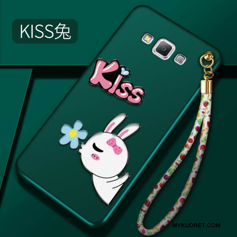 Kuori Samsung Galaxy A8 Pehmeä Neste Tummanvihreä Murtumaton, Kotelo Samsung Galaxy A8 Silikoni Puhelimen Kuoret Pesty Suede