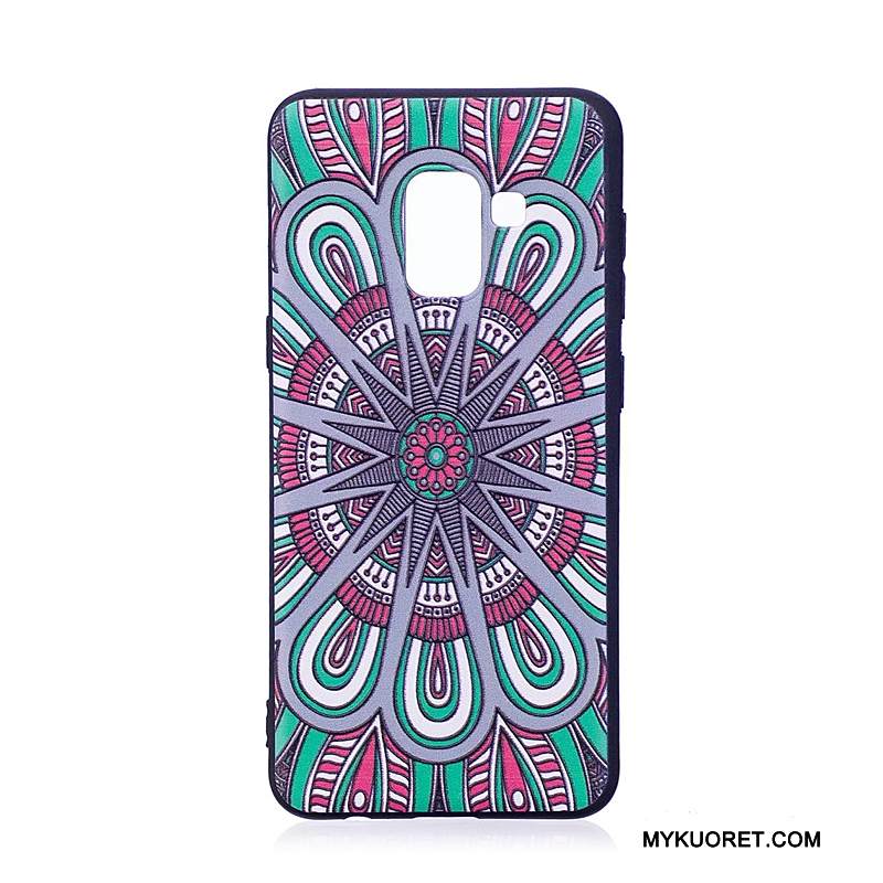 Kuori Samsung Galaxy A8+ Sarjakuva Trendi Puhelimen Kuoret, Kotelo Samsung Galaxy A8+ Pehmeä Neste