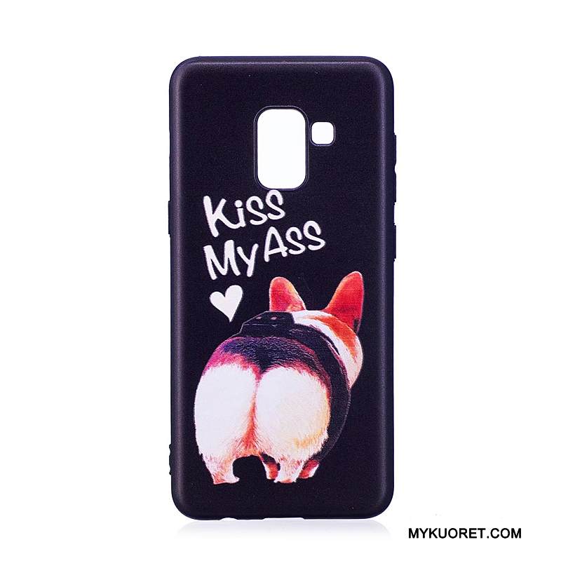 Kuori Samsung Galaxy A8+ Sarjakuva Trendi Puhelimen Kuoret, Kotelo Samsung Galaxy A8+ Pehmeä Neste