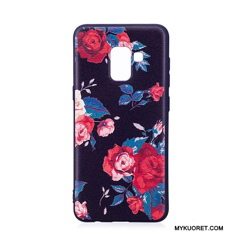 Kuori Samsung Galaxy A8+ Sarjakuva Trendi Puhelimen Kuoret, Kotelo Samsung Galaxy A8+ Pehmeä Neste