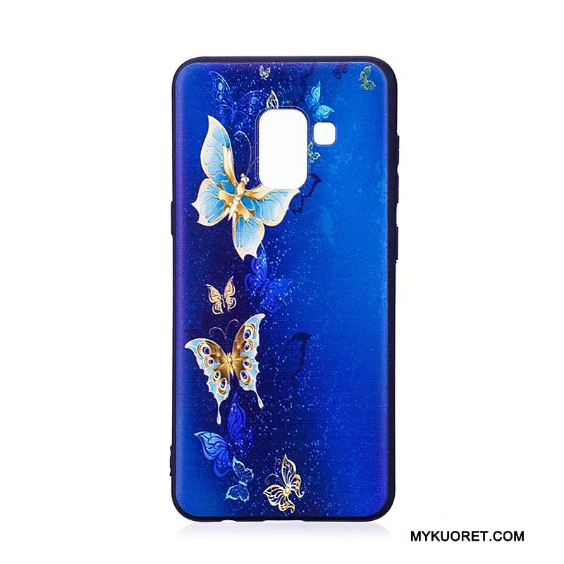 Kuori Samsung Galaxy A8+ Sarjakuva Trendi Puhelimen Kuoret, Kotelo Samsung Galaxy A8+ Pehmeä Neste