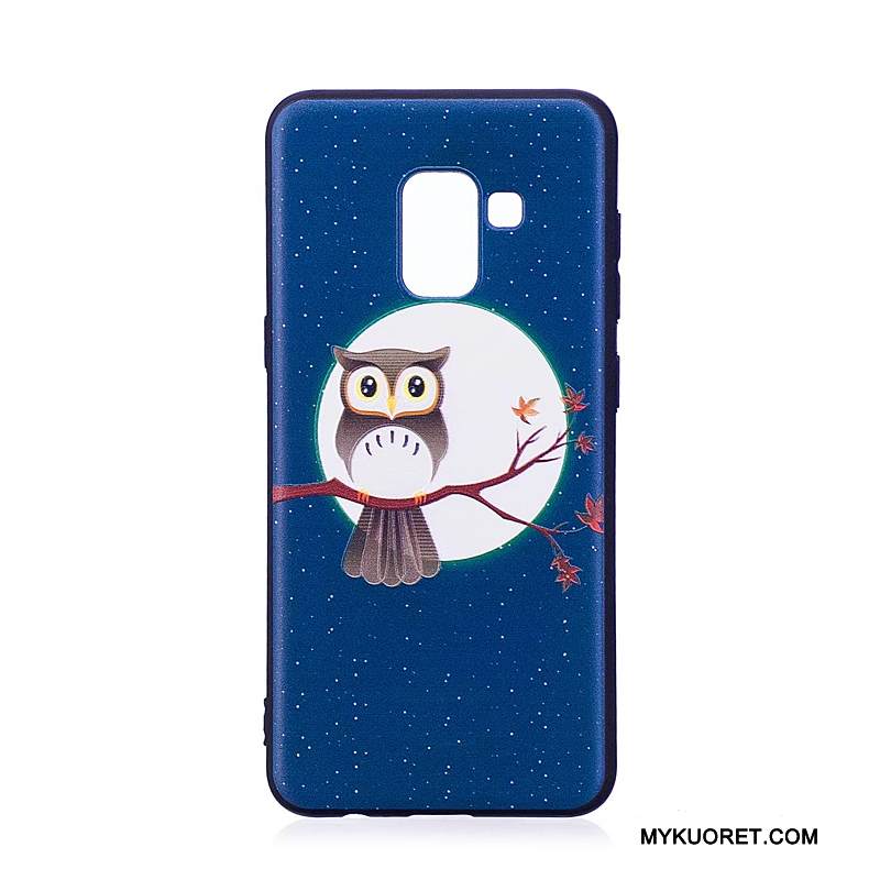 Kuori Samsung Galaxy A8+ Sarjakuva Trendi Puhelimen Kuoret, Kotelo Samsung Galaxy A8+ Pehmeä Neste