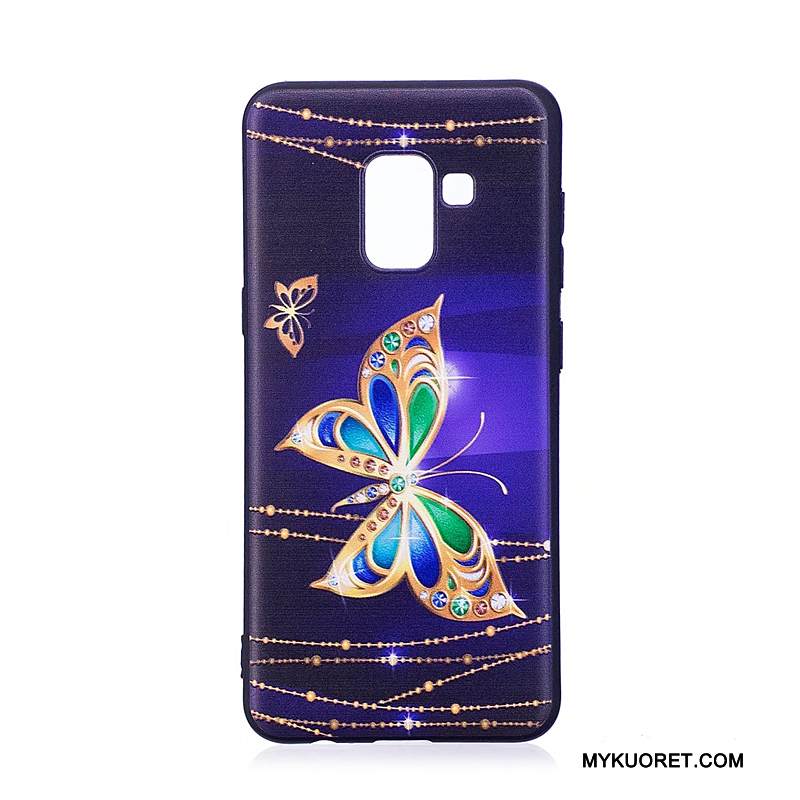 Kuori Samsung Galaxy A8+ Sarjakuva Trendi Puhelimen Kuoret, Kotelo Samsung Galaxy A8+ Pehmeä Neste