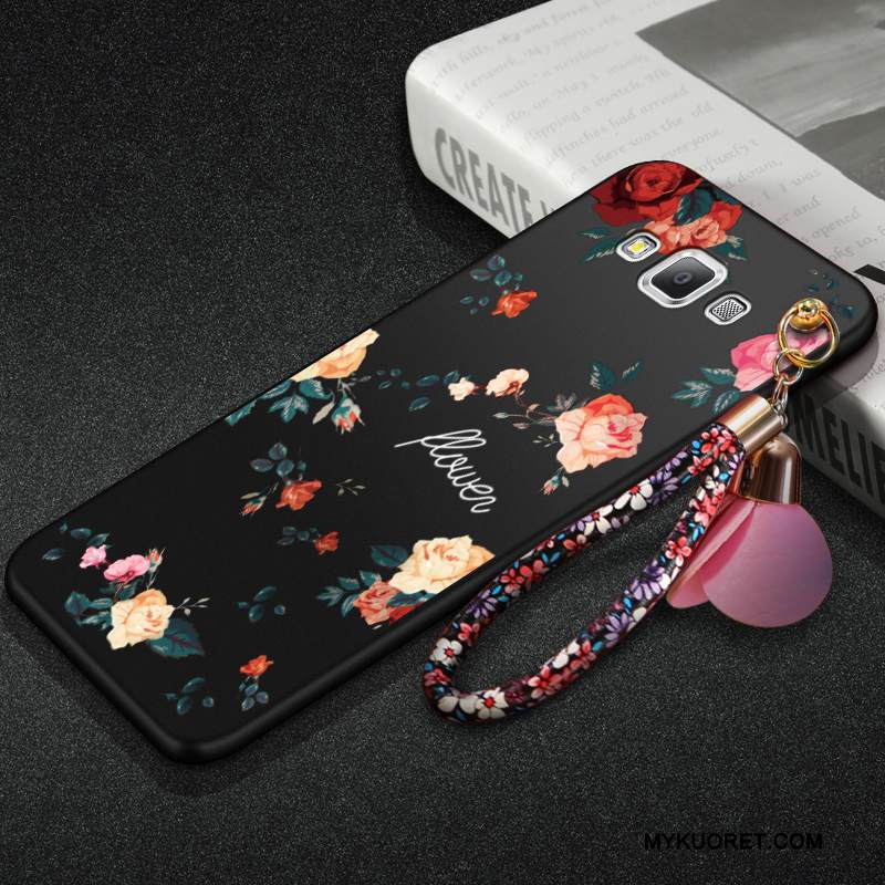 Kuori Samsung Galaxy A8 Silikoni Persoonallisuus Pesty Suede, Kotelo Samsung Galaxy A8 Laukut Murtumaton Trendi