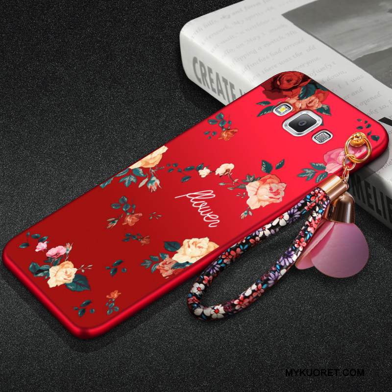 Kuori Samsung Galaxy A8 Silikoni Persoonallisuus Pesty Suede, Kotelo Samsung Galaxy A8 Laukut Murtumaton Trendi