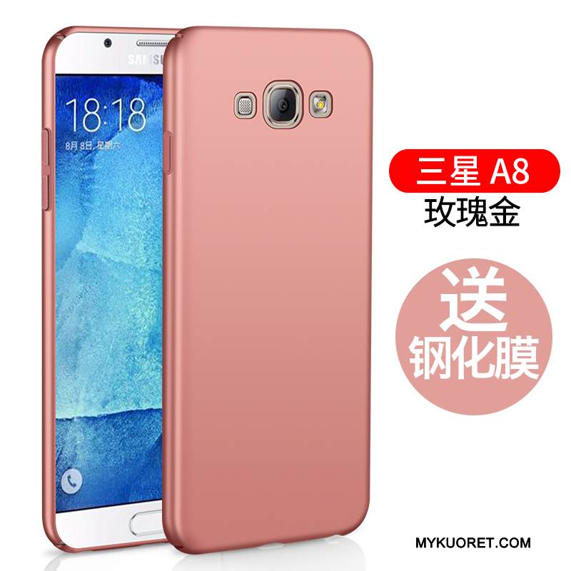 Kuori Samsung Galaxy A8 Silikoni Puhelimen Kuoret Trendi, Kotelo Samsung Galaxy A8 Laukut Kova Pesty Suede