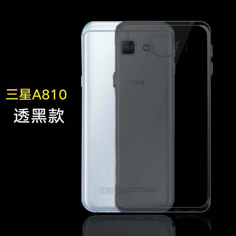 Kuori Samsung Galaxy A8 Silikoni Puhelimen Kuoret Violetti, Kotelo Samsung Galaxy A8 Pehmeä Neste Yksinkertainen Trendi