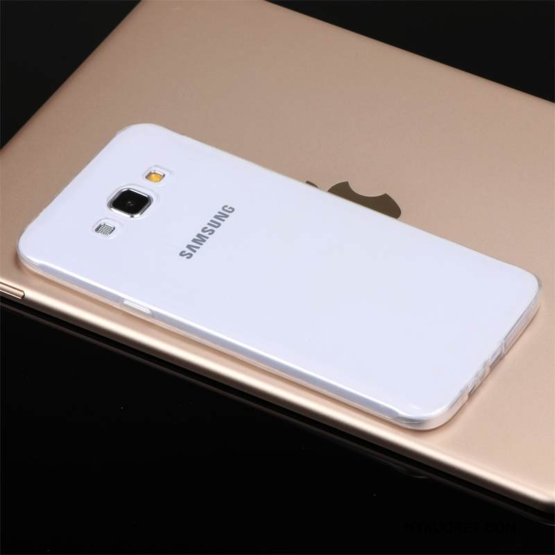 Kuori Samsung Galaxy A8 Silikoni Ultra Puhelimen Kuoret, Kotelo Samsung Galaxy A8 Pehmeä Neste Keltainen Ohut