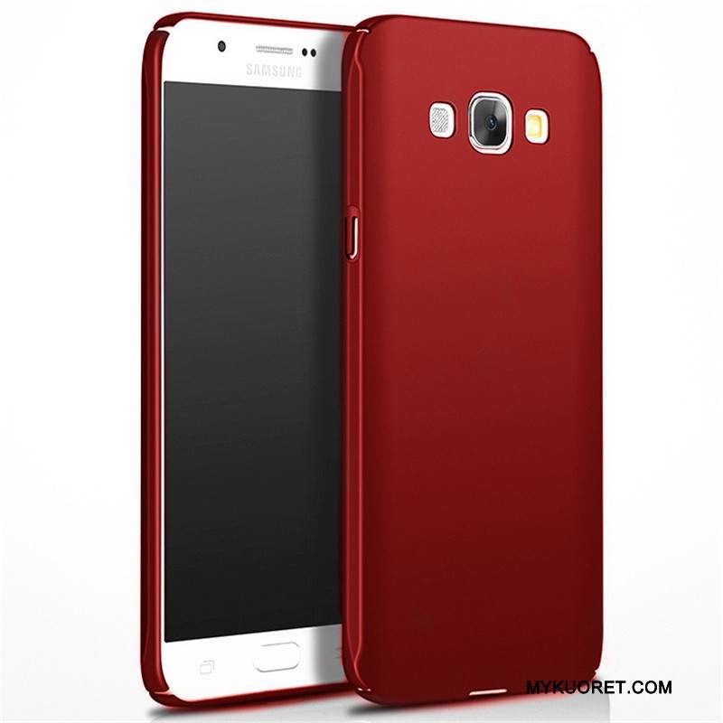 Kuori Samsung Galaxy A8 Suojaus Kova Jauhe, Kotelo Samsung Galaxy A8 Puhelimen Kuoret Pesty Suede