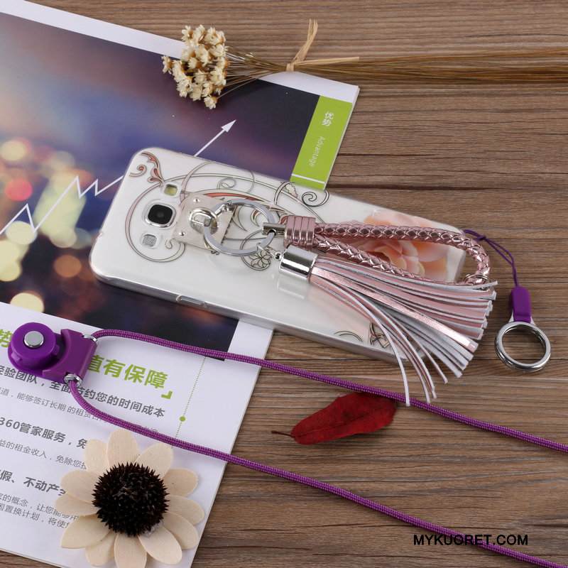 Kuori Samsung Galaxy A8 Suojaus Kulta Murtumaton, Kotelo Samsung Galaxy A8 Tuki Puhelimen Kuoret Ripustettavat Koristeet