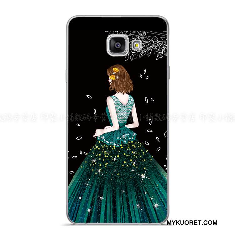 Kuori Samsung Galaxy A8 Suojaus Ohut Violetti, Kotelo Samsung Galaxy A8 Pehmeä Neste Murtumaton Puhelimen Kuoret