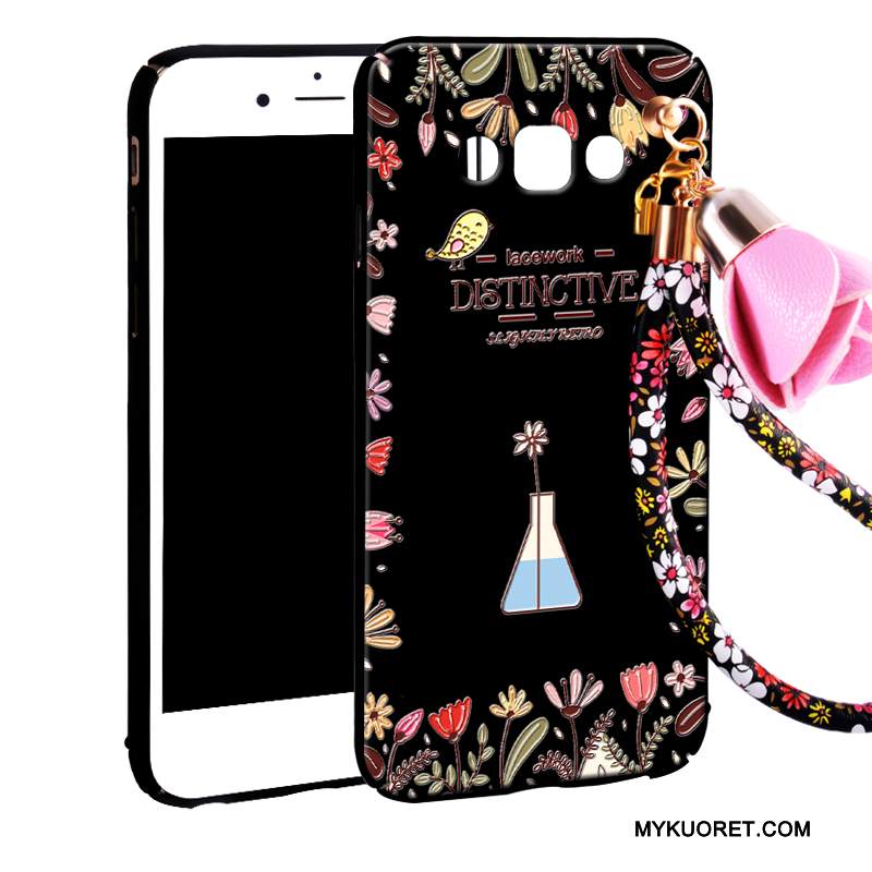 Kuori Samsung Galaxy A8 Suojaus Pesty Suede Puhelimen Kuoret, Kotelo Samsung Galaxy A8 Laukut Ripustettavat Koristeet Trendi