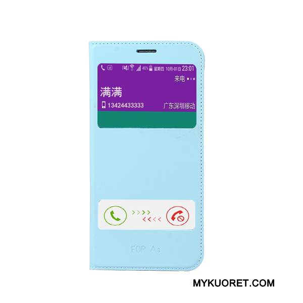 Kuori Samsung Galaxy A8 Suojaus Puhelimen Kuoret Valkoinen, Kotelo Samsung Galaxy A8 Nahka