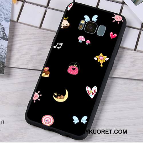 Kuori Samsung Galaxy A8 Suojaus Ripustettavat Koristeet Puhelimen Kuoret, Kotelo Samsung Galaxy A8 Pehmeä Neste Jauhe Murtumaton