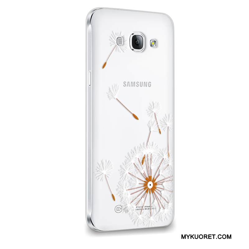 Kuori Samsung Galaxy A8 Suojaus Trendi Violetti, Kotelo Samsung Galaxy A8 Pehmeä Neste Puhelimen Kuoret Murtumaton