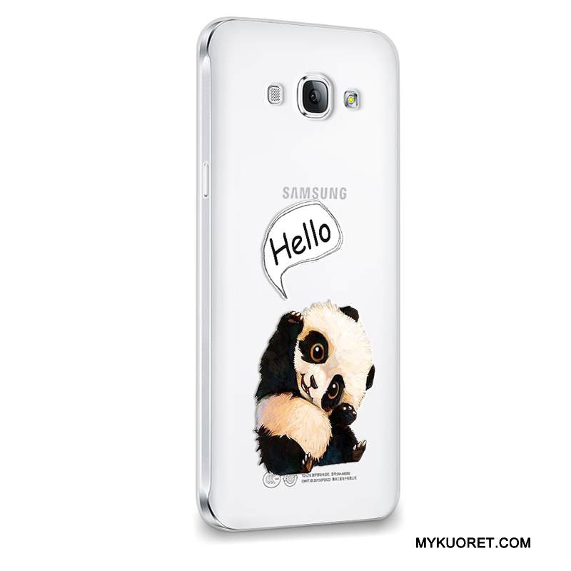 Kuori Samsung Galaxy A8 Suojaus Trendi Violetti, Kotelo Samsung Galaxy A8 Pehmeä Neste Puhelimen Kuoret Murtumaton