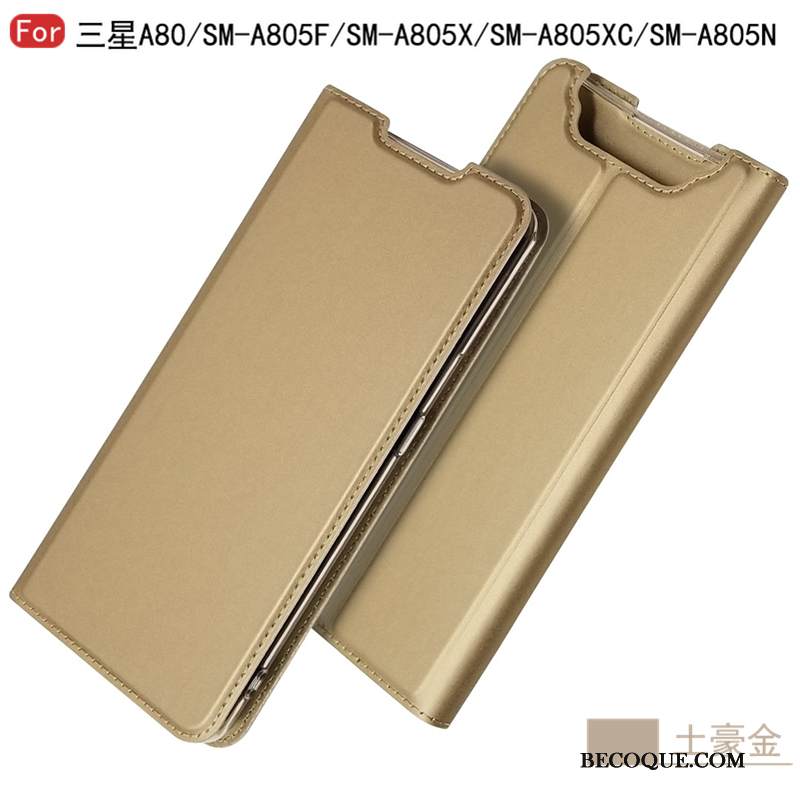 Kuori Samsung Galaxy A80 Laukut Murtumaton Liiketoiminta, Kotelo Samsung Galaxy A80 Tuki Musta Magneettinen