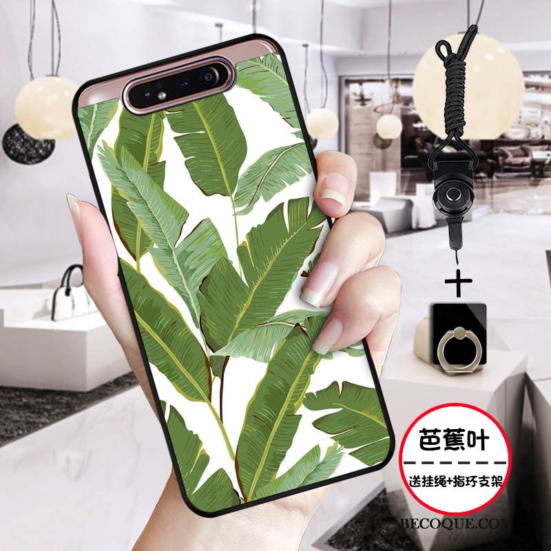 Kuori Samsung Galaxy A80 Laukut Persoonallisuus Julkkis, Kotelo Samsung Galaxy A80 Suojaus Puhelimen Kuoret Valkoinen