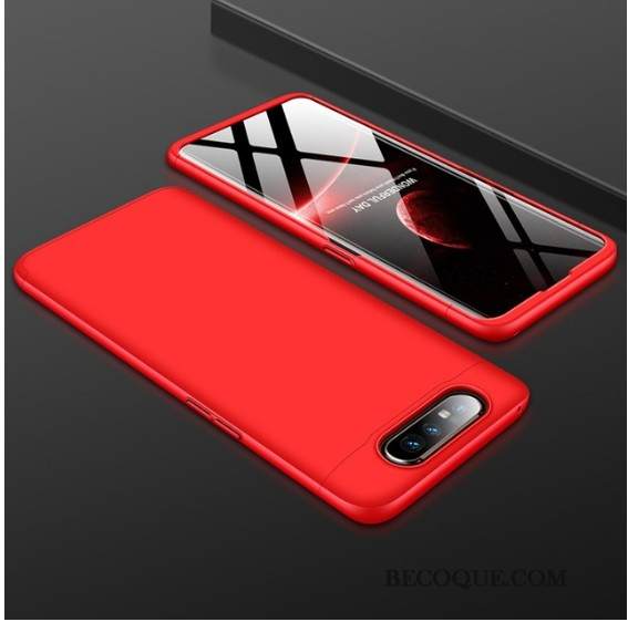 Kuori Samsung Galaxy A80 Laukut Pesty Suede Kova, Kotelo Samsung Galaxy A80 Suojaus Ohut Kulta