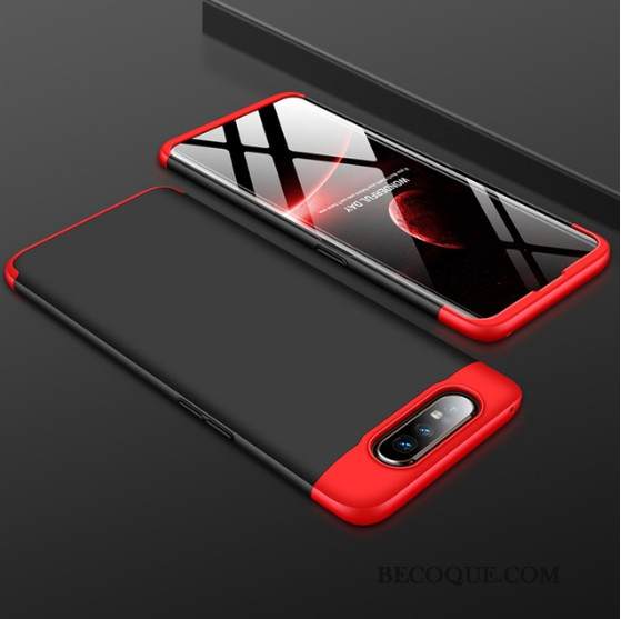 Kuori Samsung Galaxy A80 Laukut Pesty Suede Kova, Kotelo Samsung Galaxy A80 Suojaus Ohut Kulta