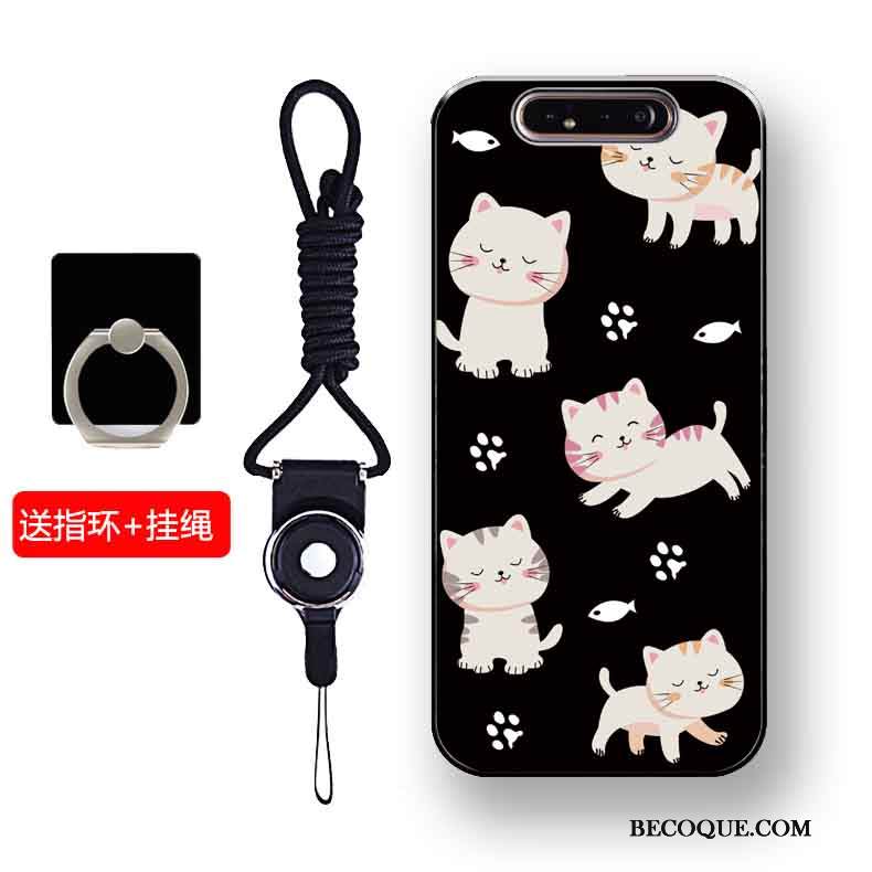 Kuori Samsung Galaxy A80 Laukut Sininen Puhelimen Kuoret, Kotelo Samsung Galaxy A80 Pehmeä Neste Murtumaton