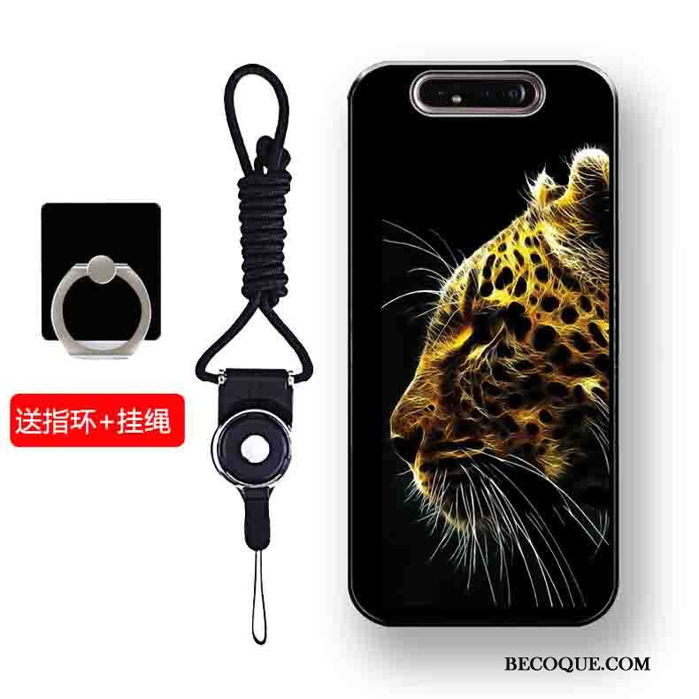 Kuori Samsung Galaxy A80 Laukut Sininen Puhelimen Kuoret, Kotelo Samsung Galaxy A80 Pehmeä Neste Murtumaton