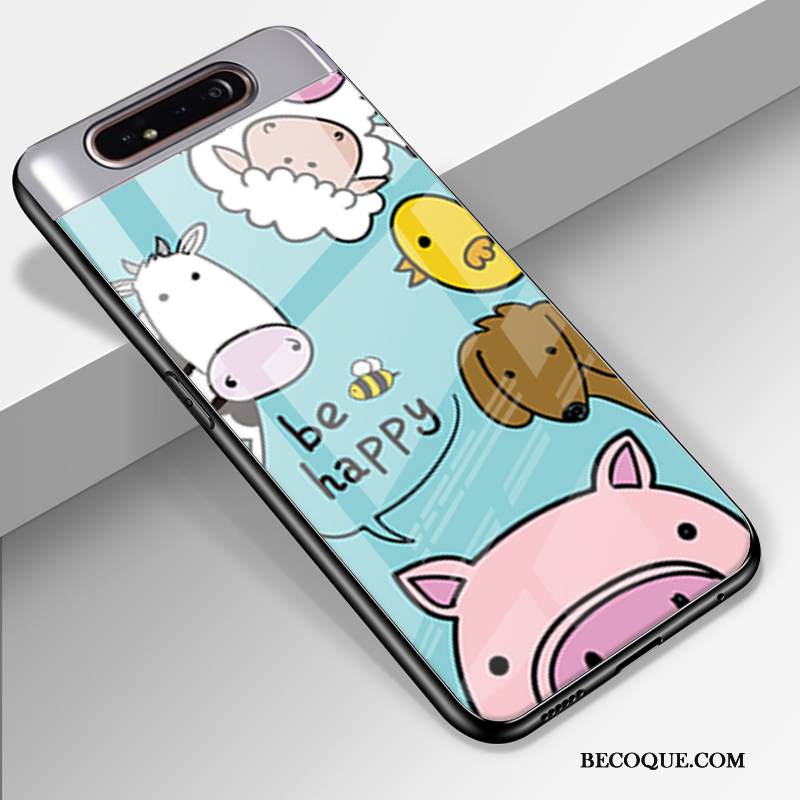 Kuori Samsung Galaxy A80 Pehmeä Neste Persoonallisuus Murtumaton, Kotelo Samsung Galaxy A80 Suojaus Puhelimen Kuoret Ihana