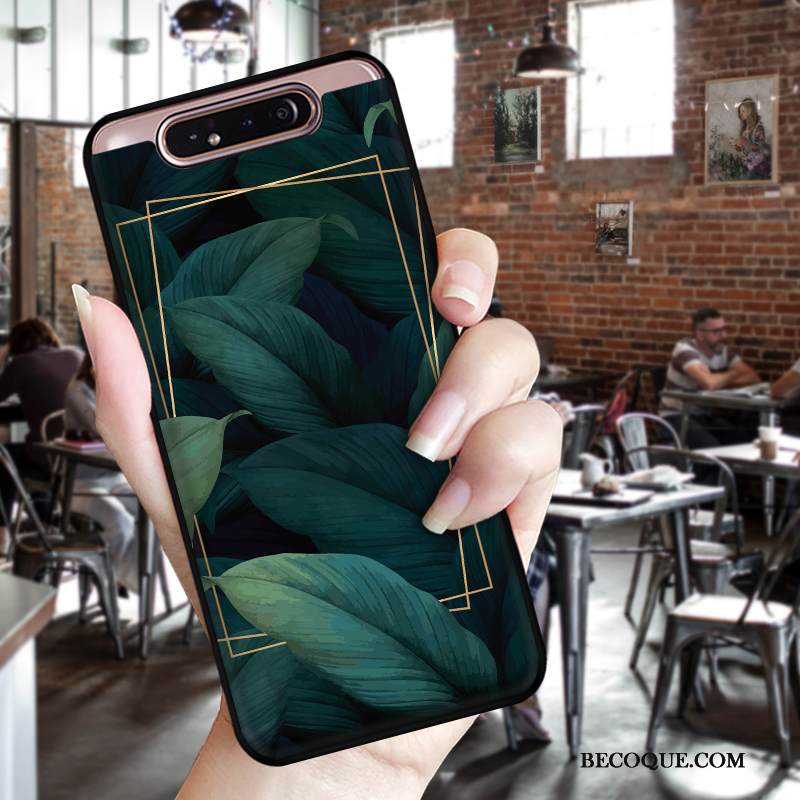 Kuori Samsung Galaxy A80 Pehmeä Neste Punainen Tuuli, Kotelo Samsung Galaxy A80 Suojaus Eurooppa Murtumaton