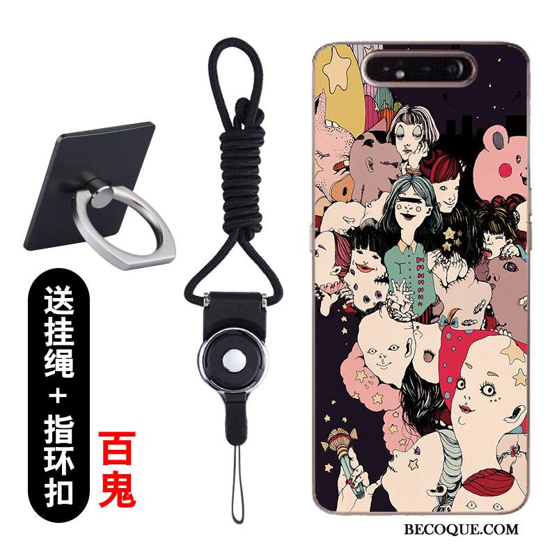 Kuori Samsung Galaxy A80 Sarjakuva Ohut Puhelimen Kuoret, Kotelo Samsung Galaxy A80 Pehmeä Neste Jauhe Trendi