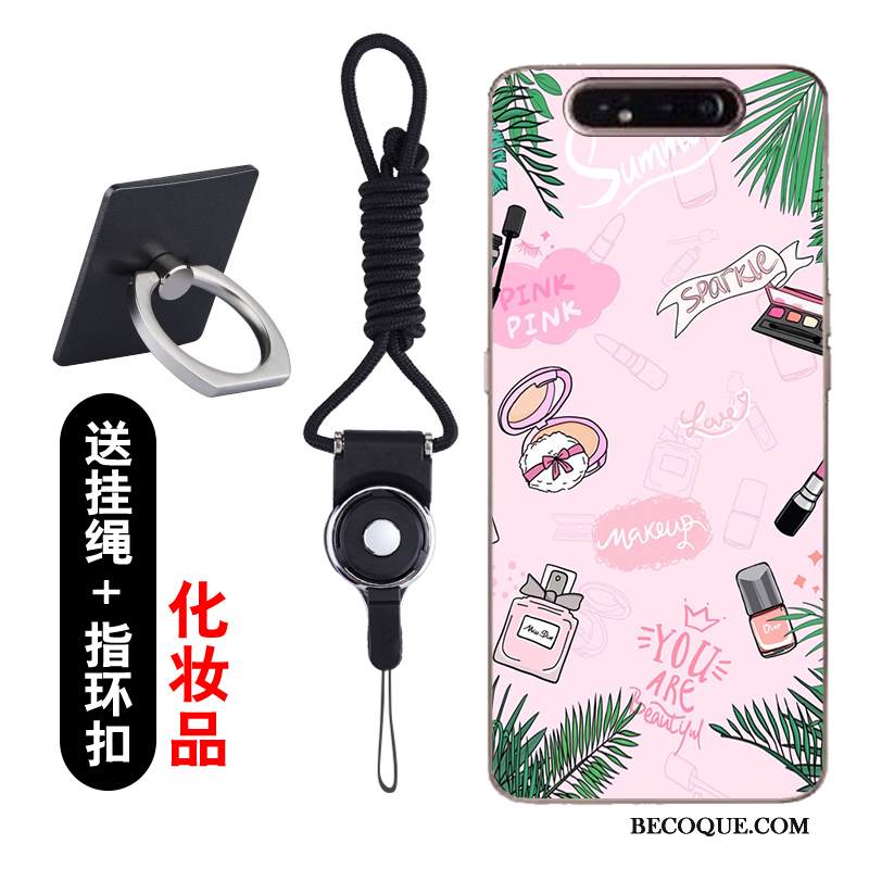 Kuori Samsung Galaxy A80 Sarjakuva Ohut Puhelimen Kuoret, Kotelo Samsung Galaxy A80 Pehmeä Neste Jauhe Trendi