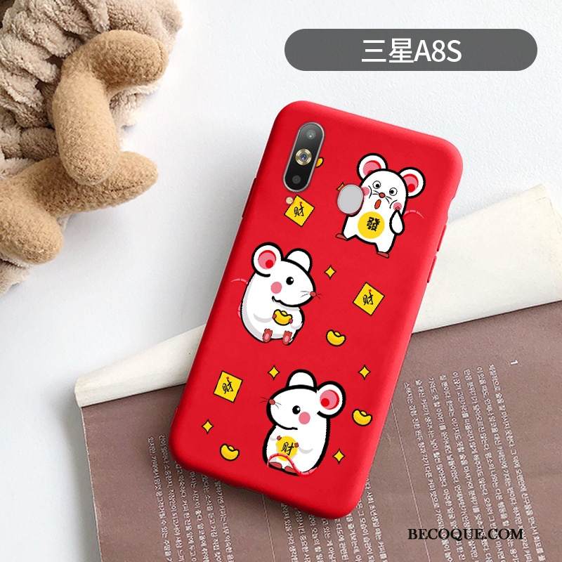 Kuori Samsung Galaxy A8s Laukut Murtumaton Rakastunut, Kotelo Samsung Galaxy A8s Suojaus Ihana L