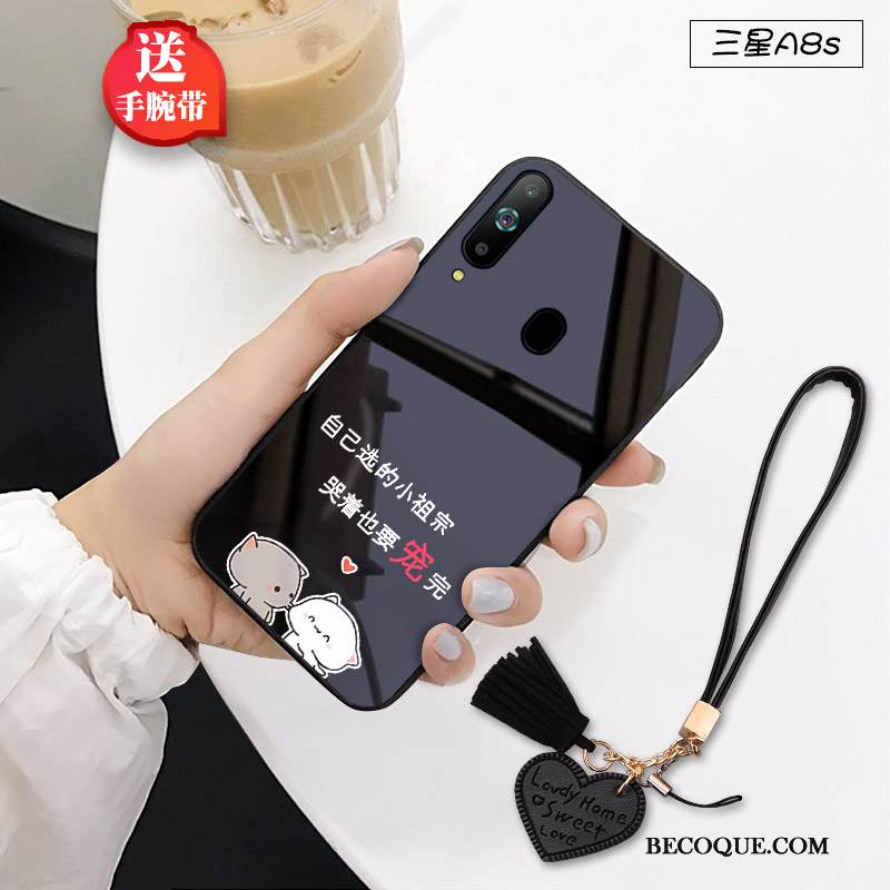 Kuori Samsung Galaxy A8s Laukut Puhelimen Kuoret Jauhe, Kotelo Samsung Galaxy A8s Sarjakuva Rakastunut Persoonallisuus