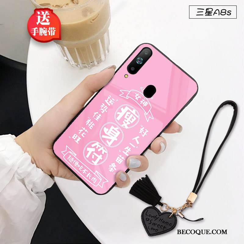 Kuori Samsung Galaxy A8s Laukut Puhelimen Kuoret Jauhe, Kotelo Samsung Galaxy A8s Sarjakuva Rakastunut Persoonallisuus