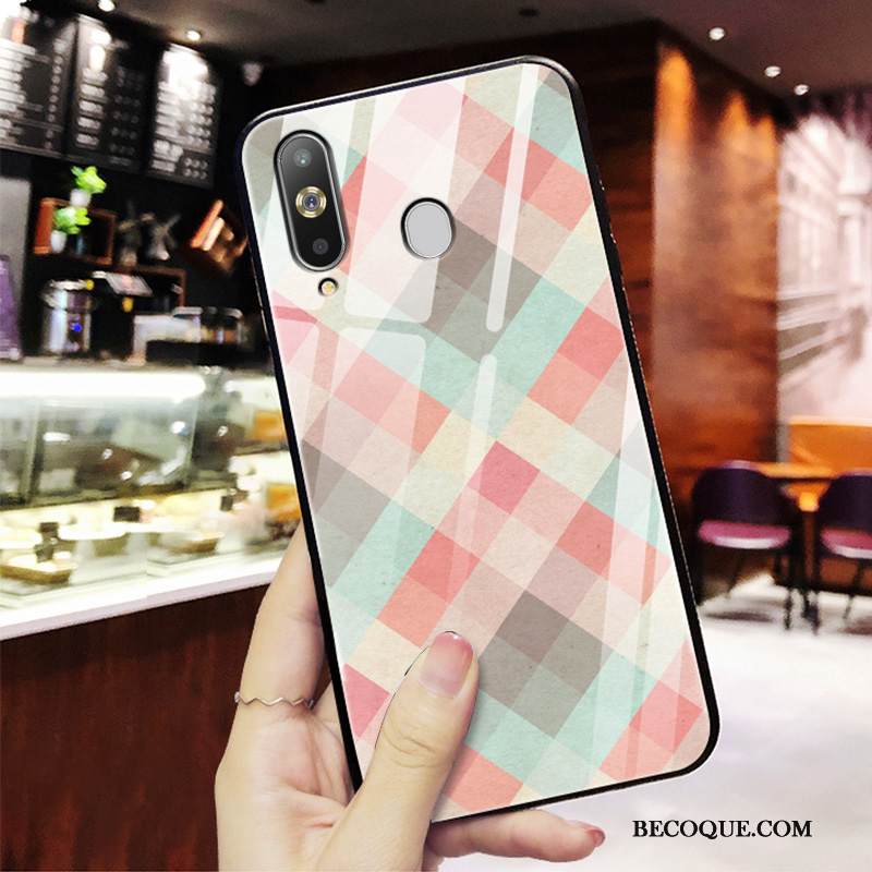 Kuori Samsung Galaxy A8s Laukut Tide-brändi Net Red, Kotelo Samsung Galaxy A8s Suojaus Persoonallisuus Peili