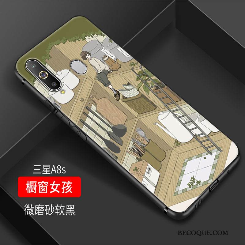 Kuori Samsung Galaxy A8s Laukut Vihreä Eurooppa, Kotelo Samsung Galaxy A8s Pehmeä Neste Pieni Puhelimen Kuoret