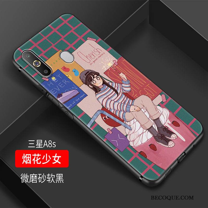 Kuori Samsung Galaxy A8s Laukut Vihreä Eurooppa, Kotelo Samsung Galaxy A8s Pehmeä Neste Pieni Puhelimen Kuoret