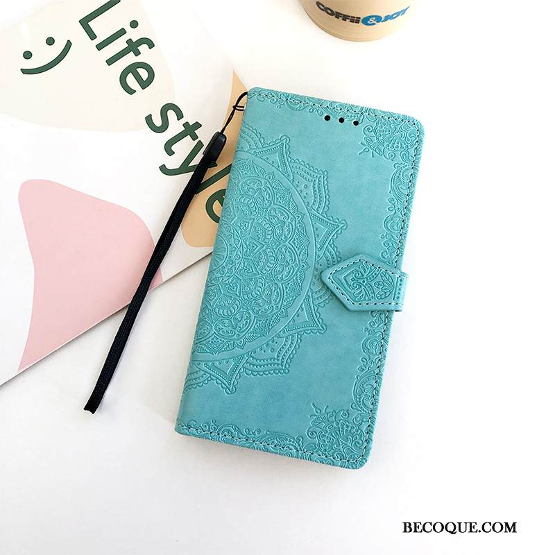 Kuori Samsung Galaxy A8s Laukut Violetti Kuvio, Kotelo Samsung Galaxy A8s Nahka Syvä Väri Murtumaton