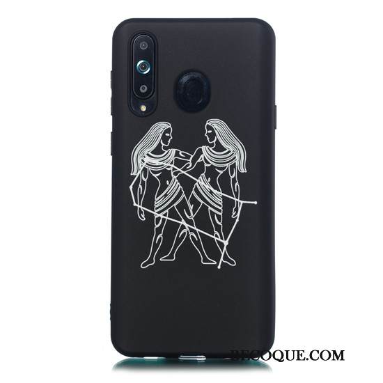 Kuori Samsung Galaxy A8s Pehmeä Neste Musta Puhelimen Kuoret, Kotelo Samsung Galaxy A8s Sarjakuva Ripustettavat Koristeet Ultra