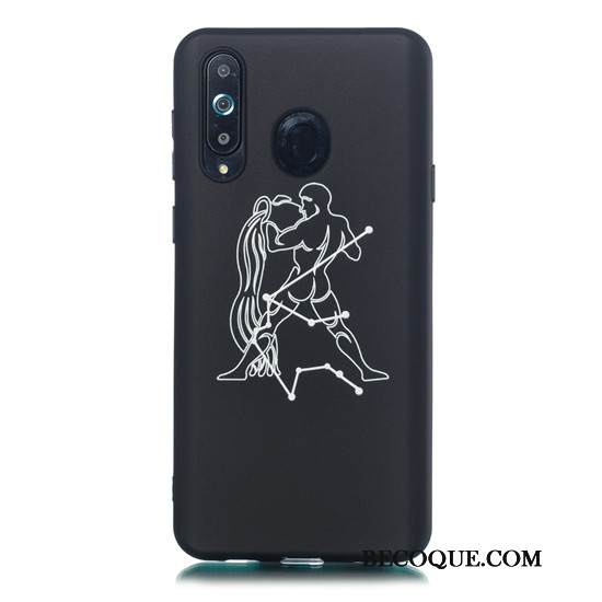 Kuori Samsung Galaxy A8s Pehmeä Neste Musta Puhelimen Kuoret, Kotelo Samsung Galaxy A8s Sarjakuva Ripustettavat Koristeet Ultra